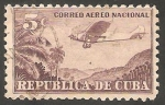 Stamps : America : Cuba :  12 - Avión