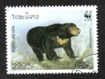 Stamps Laos -  Fondo Mundial para la Vida Silvestre