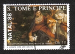 Stamps S�o Tom� and Pr�ncipe -  Santa Catalina con Rabbit