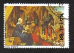 Stamps : Africa : S�o_Tom�_and_Pr�ncipe :  Adoración de los Reyes Magos
