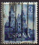 Sellos de Europa - Espa�a -  ESPAÑA 1954 1131 Sello Año Santo Compostelano Catedral de Santiago de Compostela Usado