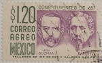 Stamps : America : Mexico :  constituyentes de 1857