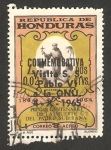 Stamps Honduras -  355 - Visita de Pablo VI, a Naciones Unidas, alegoría de la catequización
