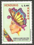 Stamps Honduras -  873 B - Decenio de las Naciones Unidas contra el abuso y el tráfico de drogas