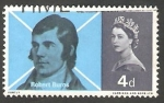 Stamps United Kingdom -  421 - 170 anivº de la muerte del poeta escocés Robert  Burns