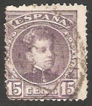 Stamps Spain -  245 - Alfonso XIII