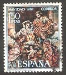 Stamps Spain -  1838 - Navidad