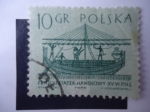 Stamps : Europe : Poland :  Polonia - Barco Mercante Fenicio