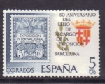 Stamps Spain -  50 anivº del sello de recargo