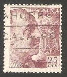 Stamps Spain -  1048 - General Franco