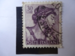 Stamps Italy -  Sibila de Eritrea- de Miguel Angel. S/819.