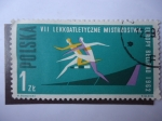 Sellos de Europa - Polonia -  VII Lekkoatletyczne Mistrzostwa-Europy Belggrad 1962.