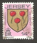 Sellos del Mundo : Europa : Isla_de_Jersey : 261 - Blasón de la familia de Messervy