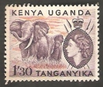 Stamps Kenya -  Elefantes