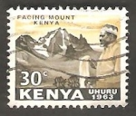 Sellos de Africa - Kenya -  5 - Monte Kenya