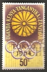 Stamps Kenya -  130 -  Olimpiadas de Tokyo