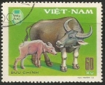 Sellos del Mundo : Asia : Vietnam : Domestic Horned Animals