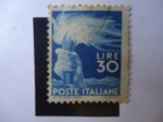 Stamps Italy -  Antorcha - Olympiada.