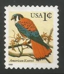 Stamps United States -  American Kestrel 