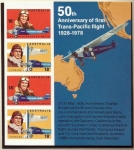 Stamps : Oceania : Australia :  Early Aviatiors (Hoja conmemorativa) AU 675a