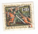 Stamps Portugal -  Toma de Évora a los moros