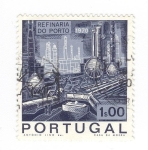 Sellos de Europa - Portugal -  Refinería del puerto