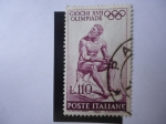 Sellos de Europa - Italia -  Giochi XVII Olimpiade - Juegos Olímpicos de Verano 1960-Roma- Boxeador Romano