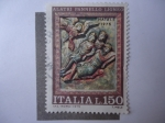 Stamps Italy -  San Gabriel Arcangel y los tres Reyes Magos.