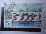 Stamps France -  Abiajan -Costa de Marfil-Francia. Yv 201.
