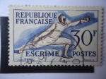 Stamps France -  Escrime.