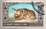 Sellos de Asia - Jordania -  Hiena rayada (690)