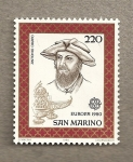 Stamps San Marino -  Europa 1980