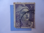 Stamps France -  Marianne de gandon