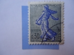 Stamps : Europe : France :  La Sembradora.