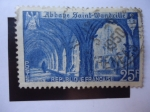 Stamps France -  Abagge Saint-Mondrille.