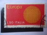 Stamps Italy -  Europa C.E.P.T. - Tejido.