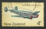 Sellos del Mundo : Oceania : Nueva_Zelanda : Lockheed Electra (649)