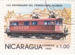 Sellos de America - Nicaragua -  150 aniv. del ferrocarril