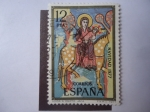 Stamps Spain -  Navidad 1977- Huida a Egipto - Jaca.