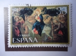 Stamps Spain -  Ed: 2682- Navidad 1982 - La Huida a Egipto- Valencia.,