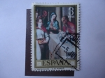 Stamps Spain -  La Presentación del Niño - Oleo de L. Morales