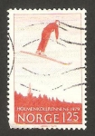 Stamps Norway -  747 - Centº de los concursos de esqui de Huseby y Holmenkollen
