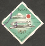 Stamps Panama -  302 - Olimpiadas de Tokyo, Estadio olímpico y Monte Fuji
