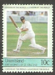 Stamps Grenada -  Isla Unión  - 4 - Jugador de cricket