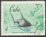 Sellos de America - Cuba -  Tiburón (1350)