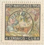 Sellos de America - Cuba -  Navidad 1957/58 (571)
