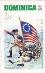 Stamps Dominica -  bicentenario revolución americana