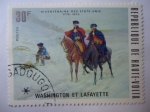 Stamps Burkina Faso -  Washington Et Lafayette - Bi-Centanari Des Etats-Unis 1776-1976