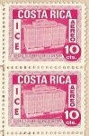 Sellos de America - Costa Rica -  Edificio de Telecomunicaciones (711)