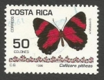 Stamps Costa Rica -  Callicore pitheas (1500)